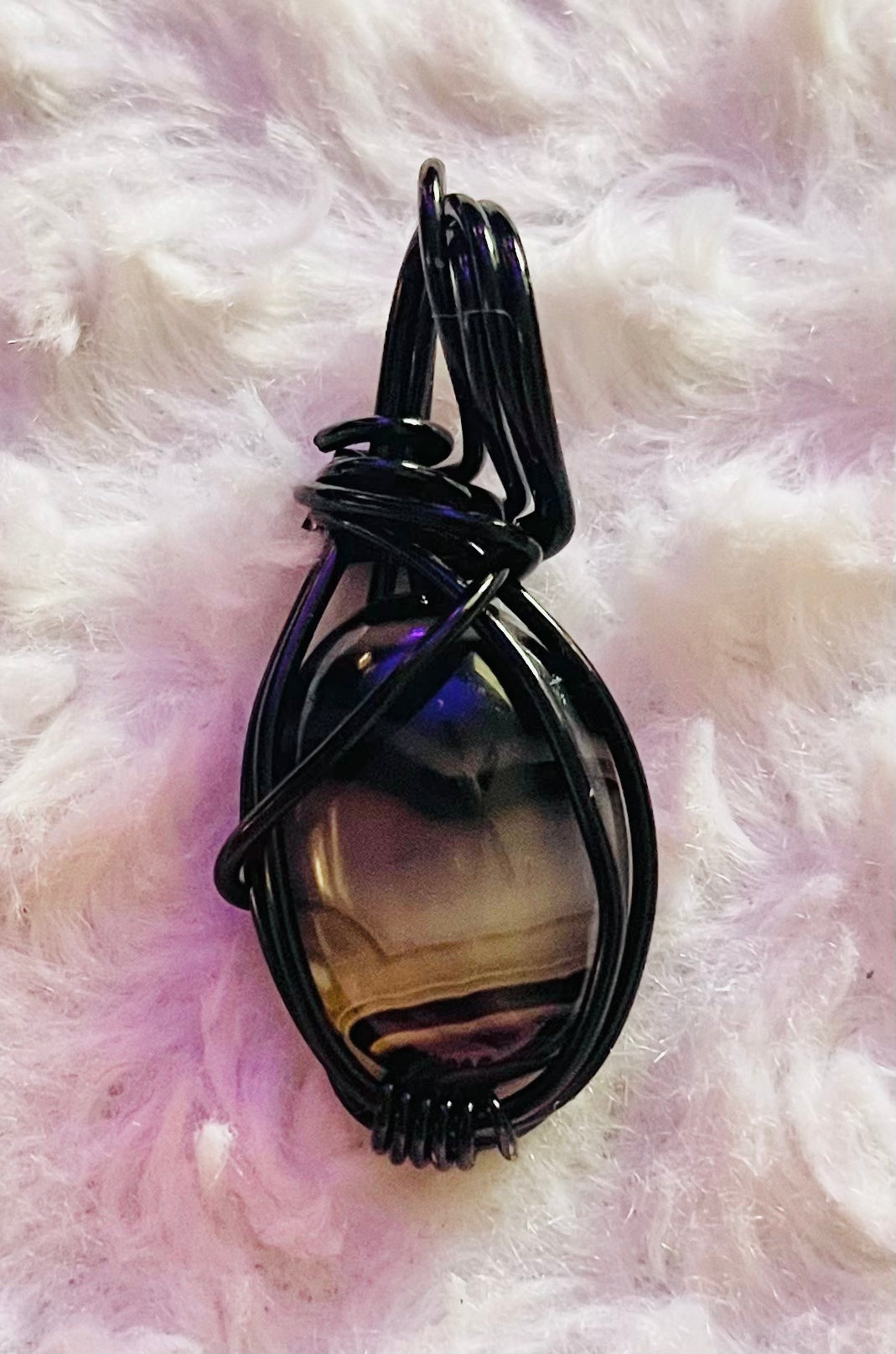 Black Agate Pendant