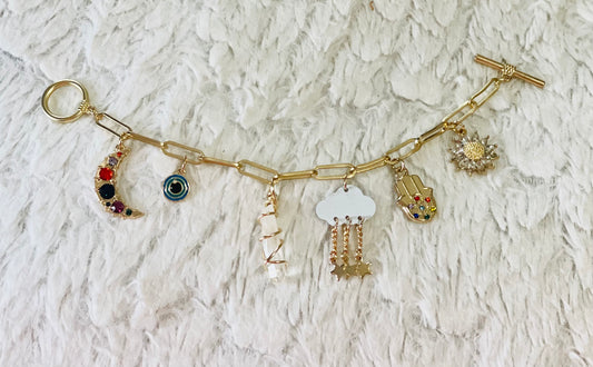 Cloudy Days Charm Bracelet