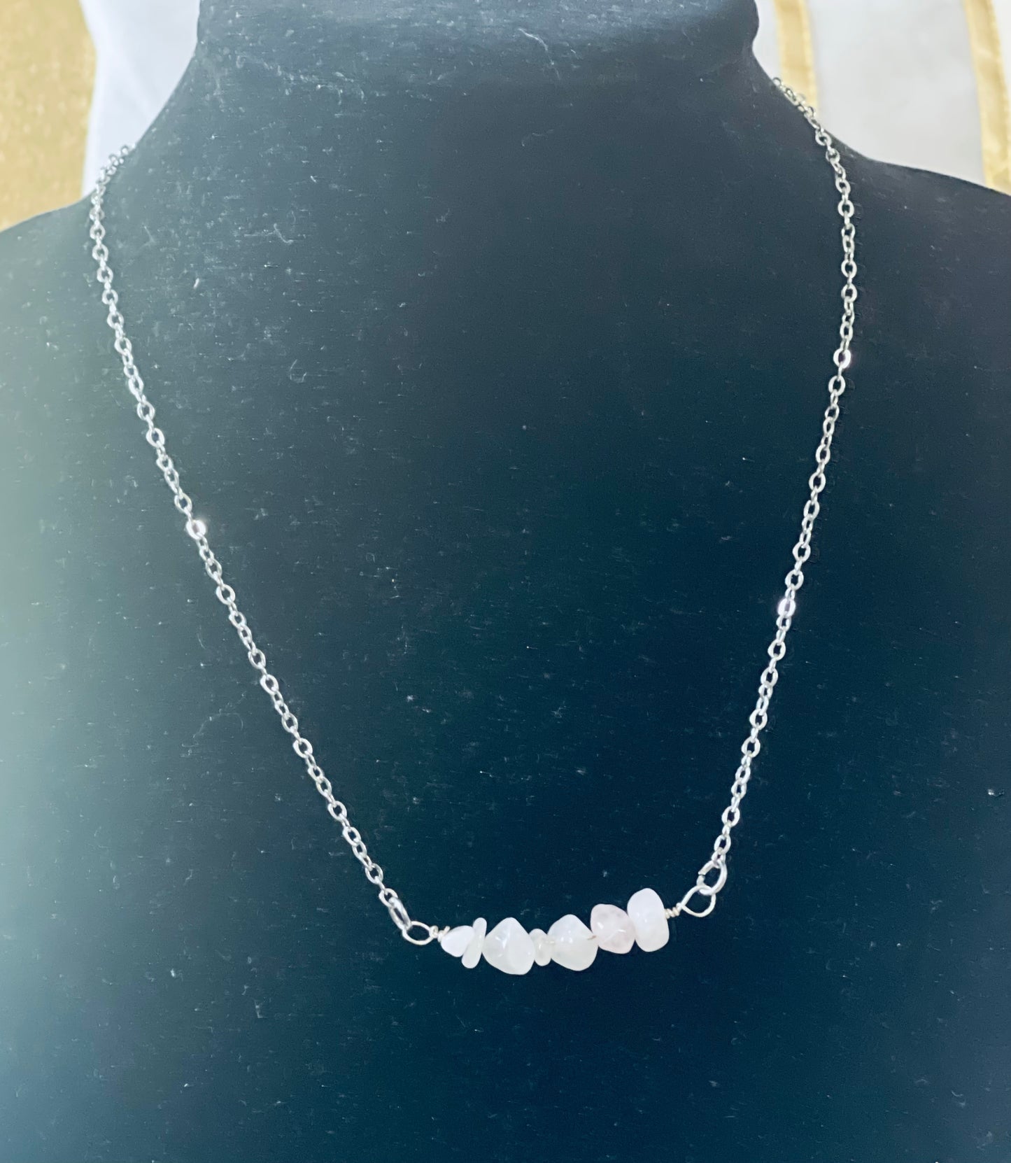 Crystal Bar Necklace