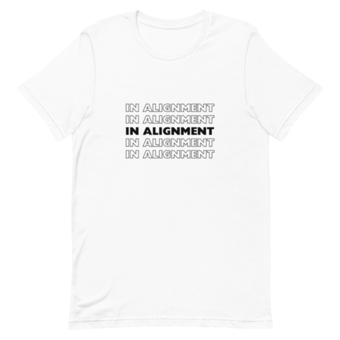 In Alignment Unisex t-shirt