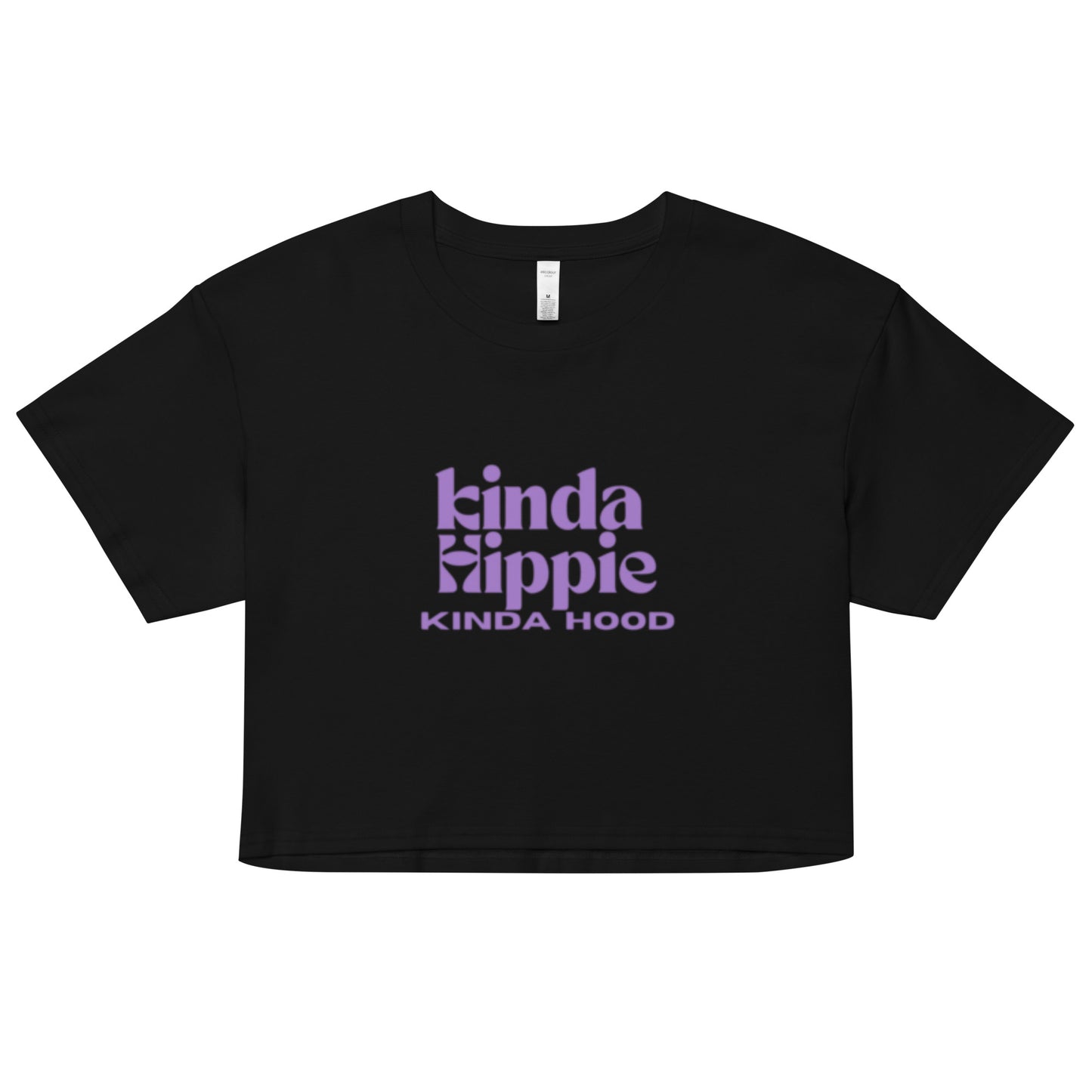 Kinda Hippie Kinda Hood Women’s crop top