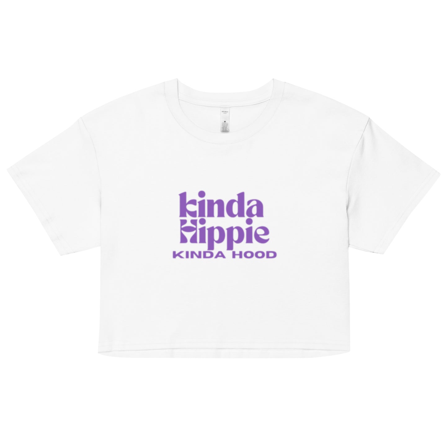 Kinda Hippie Kinda Hood Women’s crop top