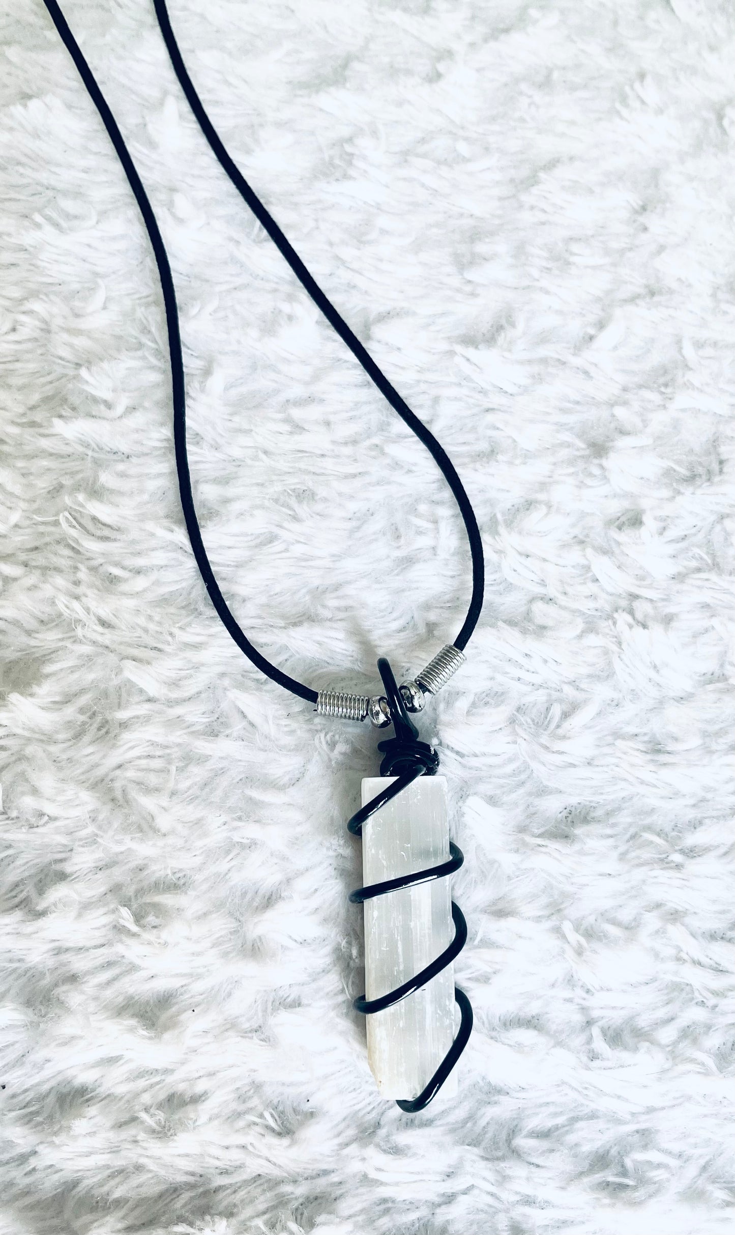 Men’s Selenite Pendants