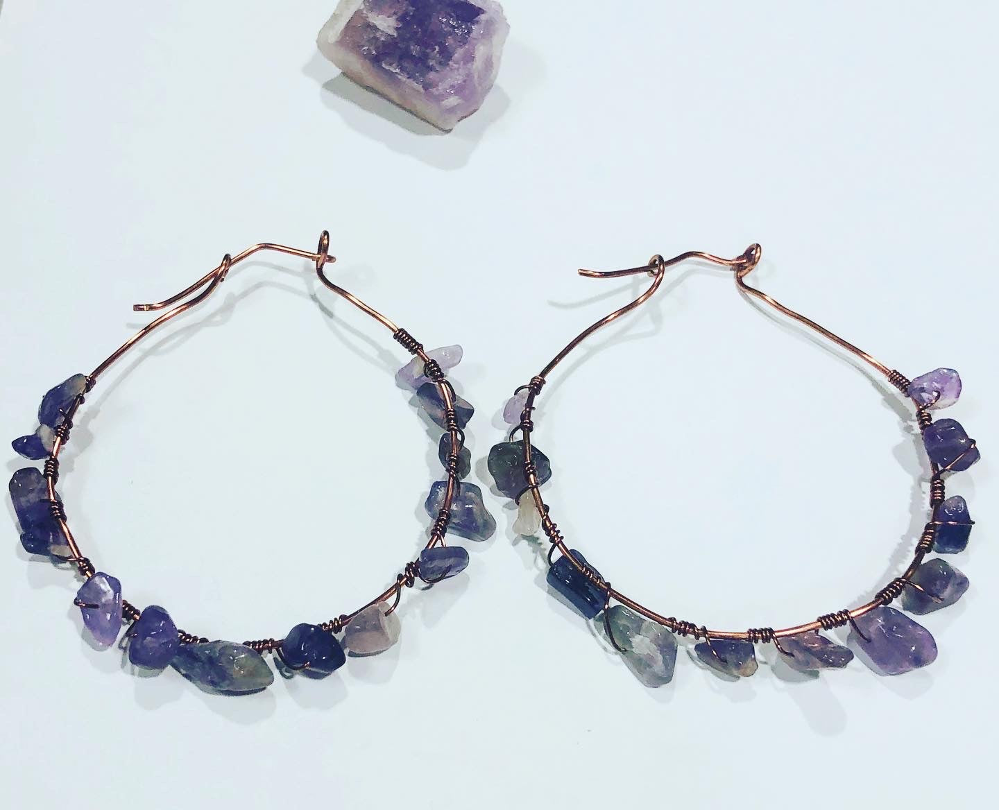 Crystal Hoops